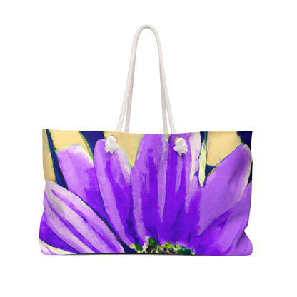 Purple Petals Popping: Create an Eye-Catching Daisy-Rose Fusion - The Alien Weekender Bag