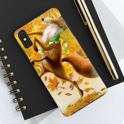 "Autumnal Adventure: A Fox's Mischief" - The Alien Tough Phone Cases