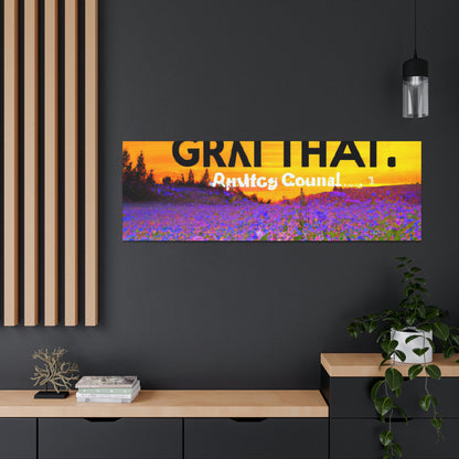 "Gratitude at Sunrise" - Canvas