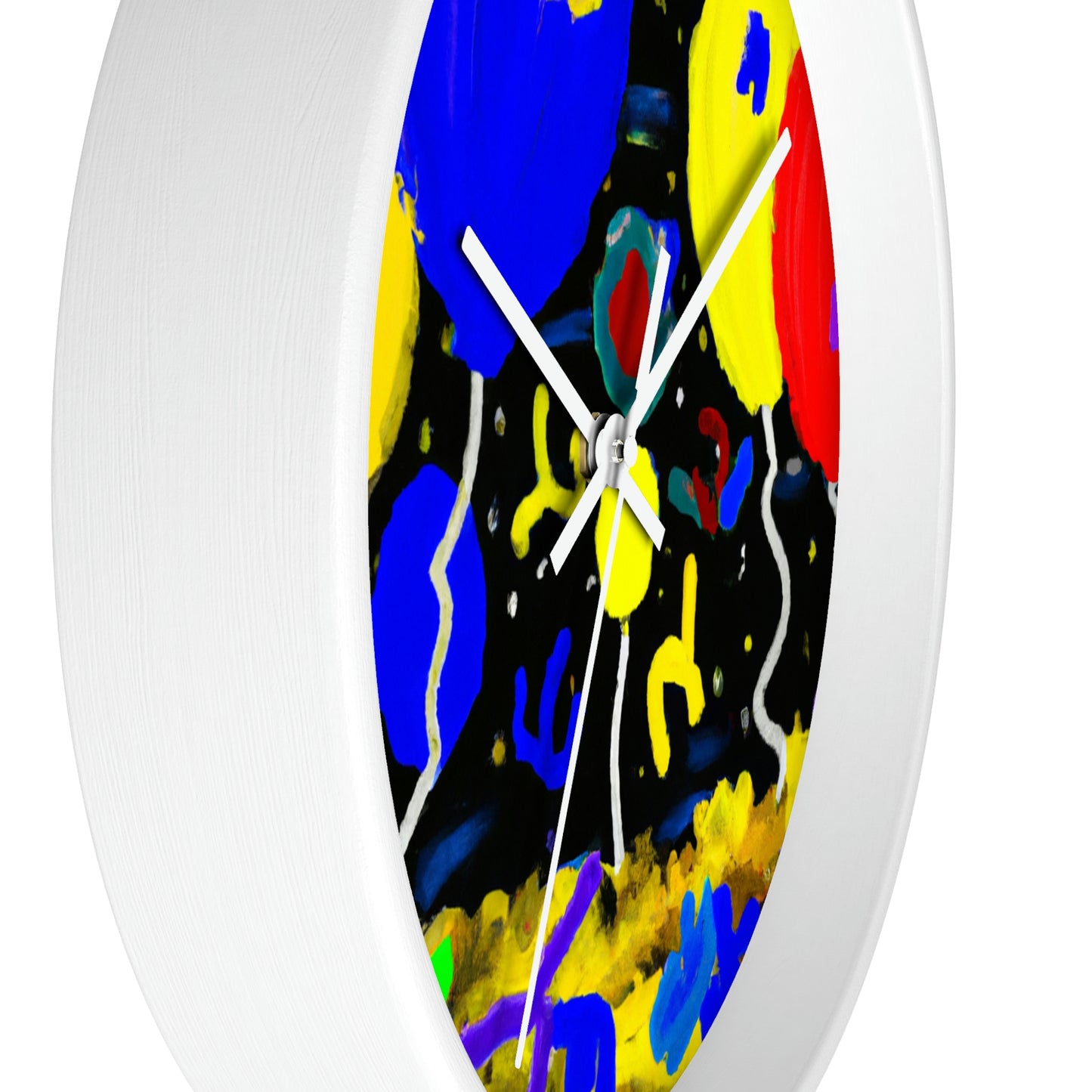 "A Starry Night Rainbow" - El reloj de pared alienígena