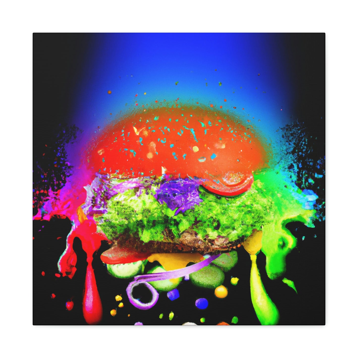 "Burger Rainbow" - El lienzo alienígena