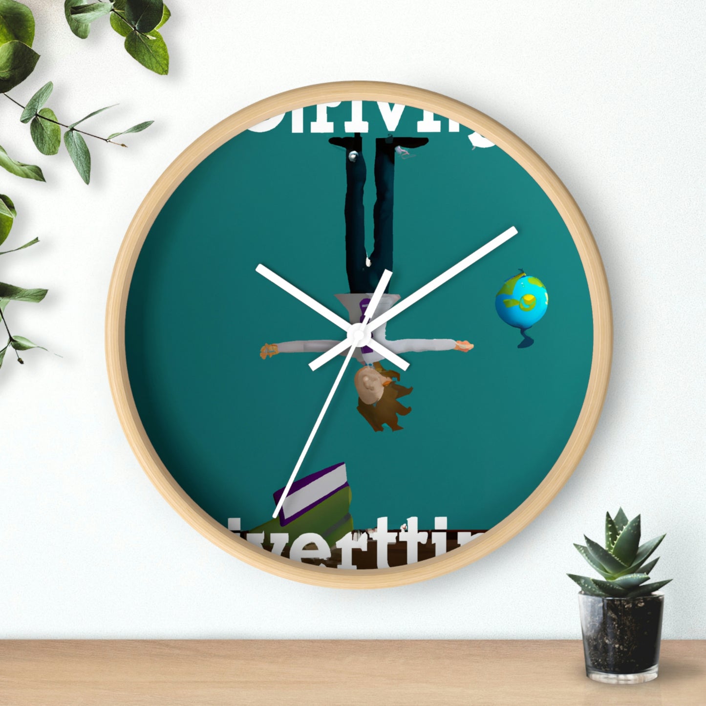 "Creating a World without Gravity" - The Alien Wall Clock