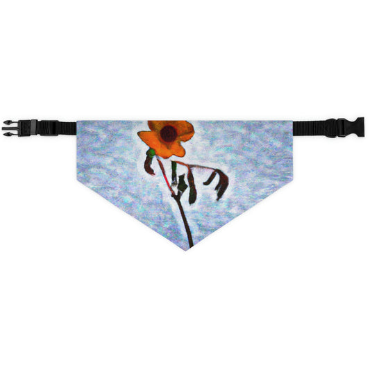 "Una flor que se niega a temblar" - The Alien Pet Bandana Collar