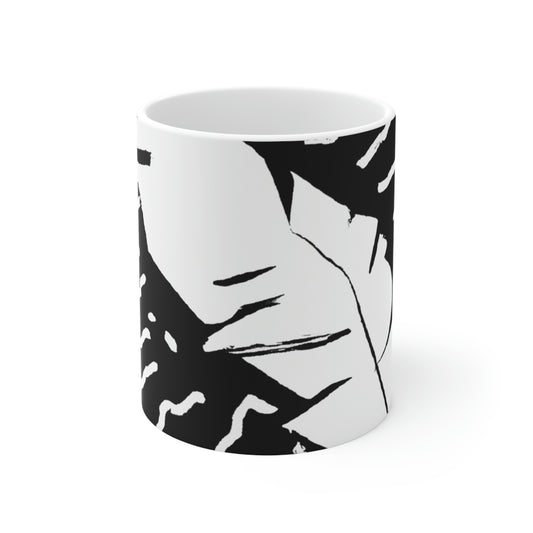 Lost in the Shadows: The White Feather's Journey - The Alien Ceramic Mug 11 oz