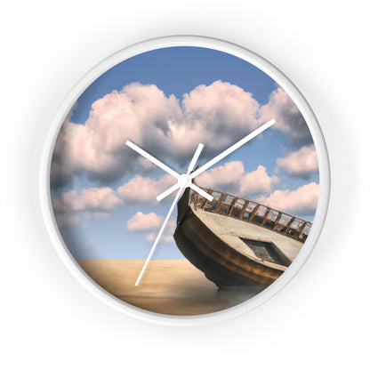 "A Boat Adrift: The Lost Legacy of the Sea." - The Alien Wall Clock