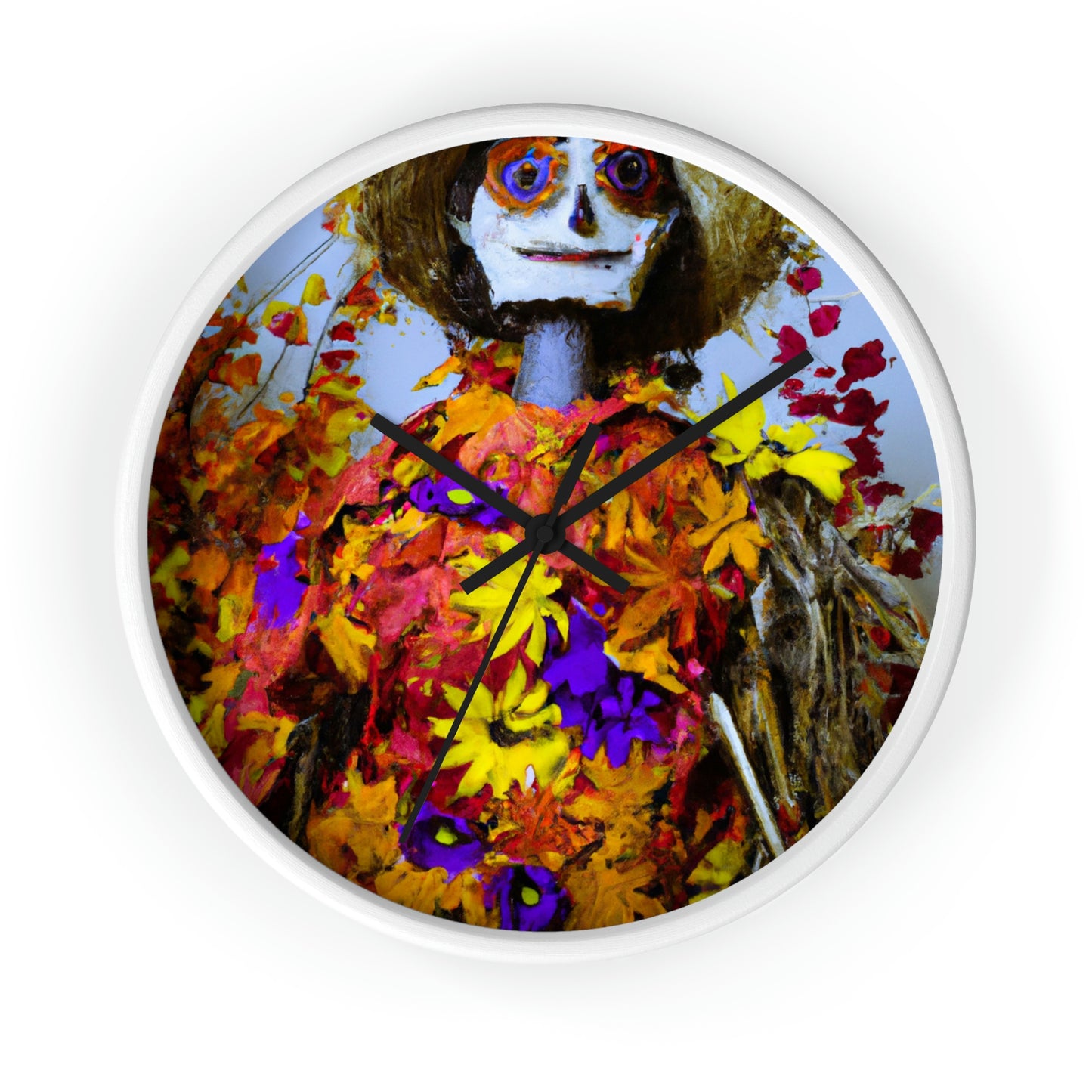 "Autumn Scarecrow Blues" - The Alien Wall Clock