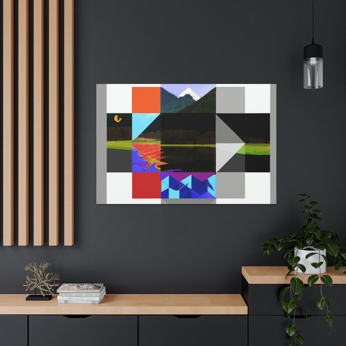 "Geometric Nature" - Canvas