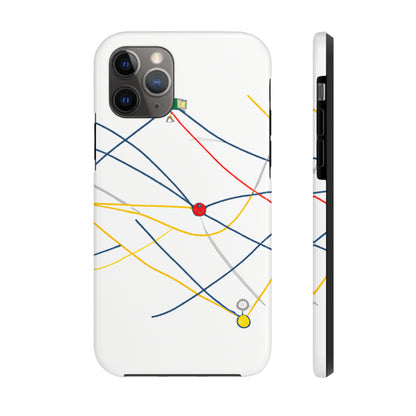 "Exploring the Dynamic Topology: Artful Visualization of a Network Structure." - The Alien Tough Phone Cases