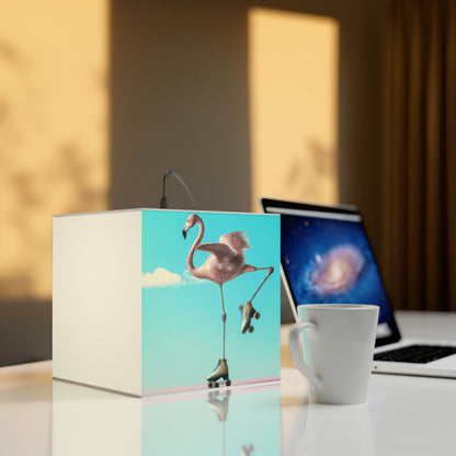 "Flamingo Skates!" - The Alien Light Cube Lamp