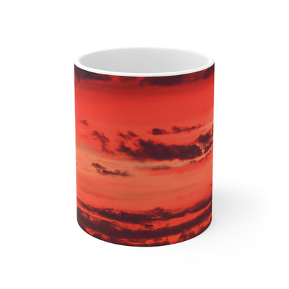 "Lonely Lighthouse on Fire" - The Alien Ceramic Mug 11 oz