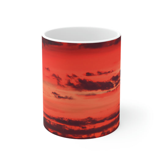 "Lonely Lighthouse on Fire" - Taza de cerámica The Alien 11 oz