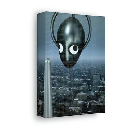 "A Distant Spark: An Alien's Search for Sanctuary in the City." - The Alien Canva