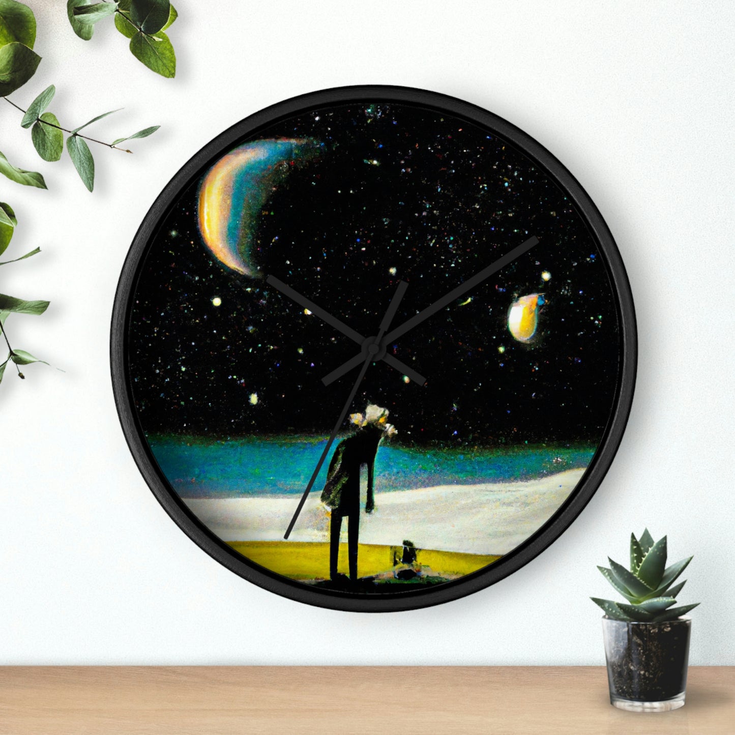 "Un alma perdida conectada a los cielos" - El reloj de pared alienígena