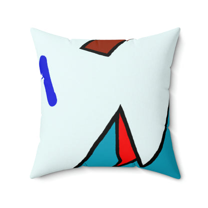 "Eye to Eye with Nature's Challenge" - The Alien Square Pillow