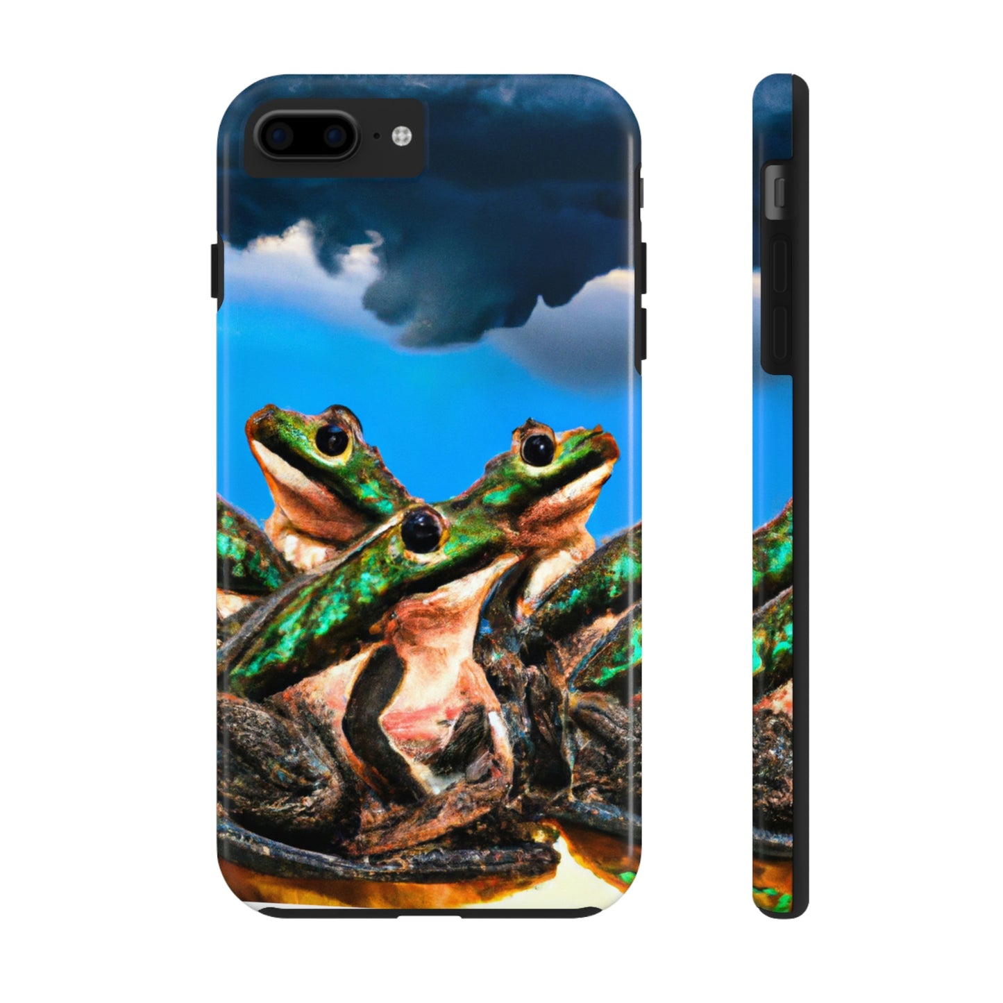 "Un coro de ranas en la tormenta" - Las fundas para teléfonos Alien Tough