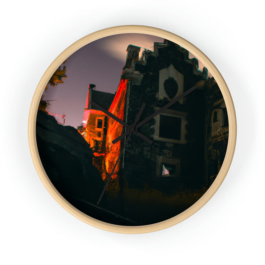 "Haunted Hallows: Investigating an Abandoned Castle on Halloween Night" - The Alien Wall Clock