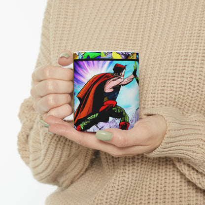 Superhero Showdown! - The Alien Ceramic Mug 11 oz