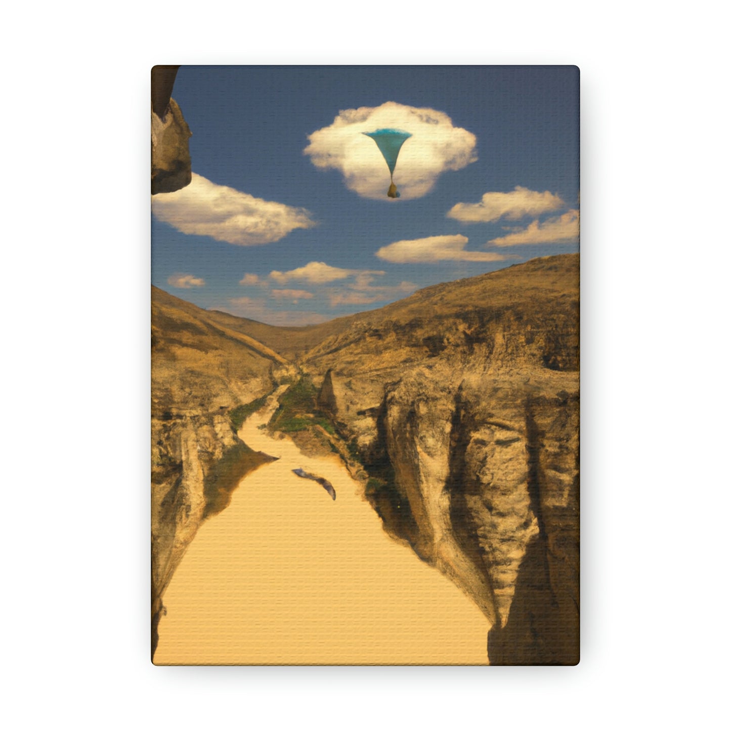 "Vuelo felino sobre Grand Gulch" - The Alien Canva