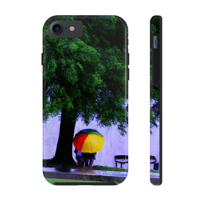 "Beneath the Rainy Sky." - The Alien Tough Phone Cases