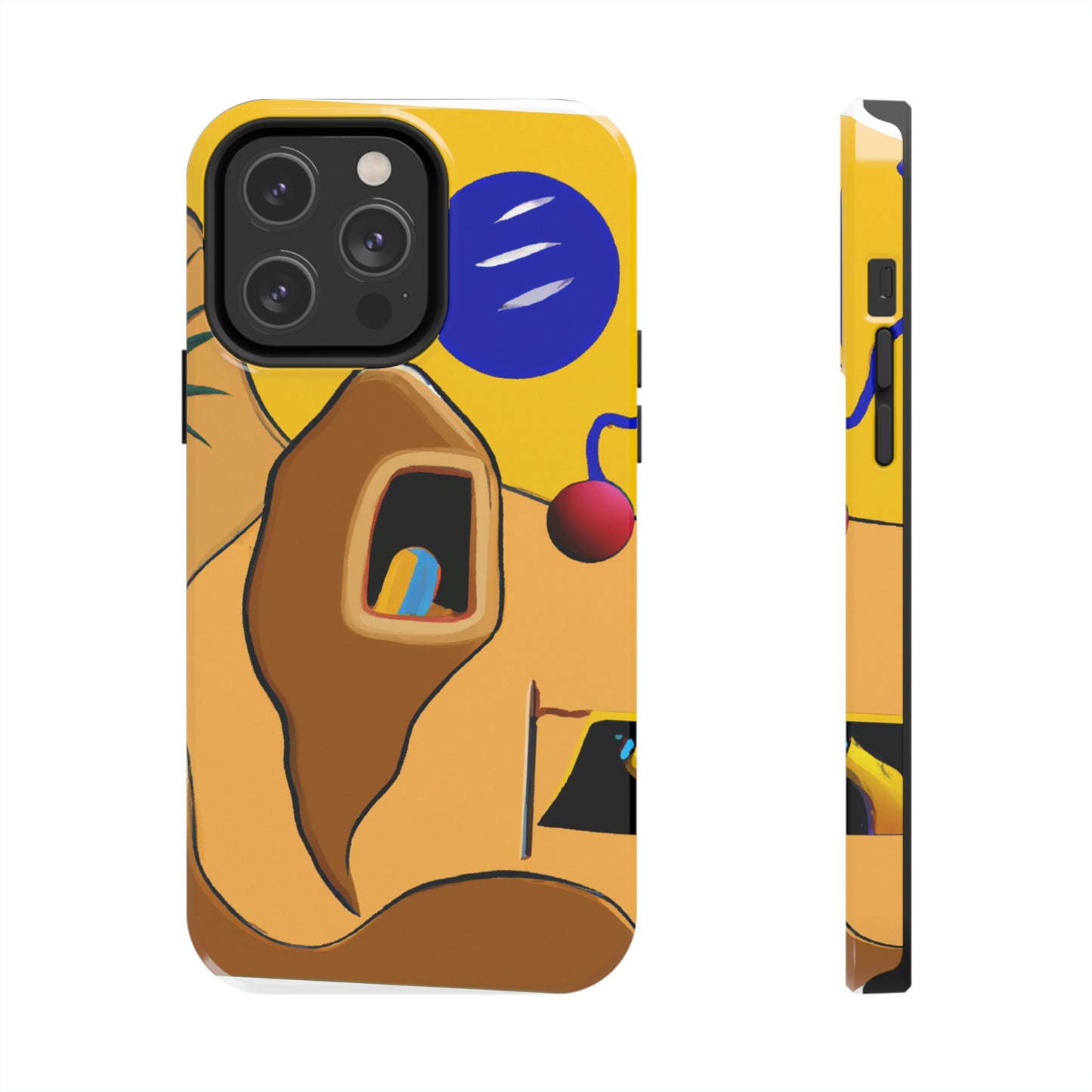 "Desert Mirage: The Forgotten Oasis" - The Alien Tough Phone Cases