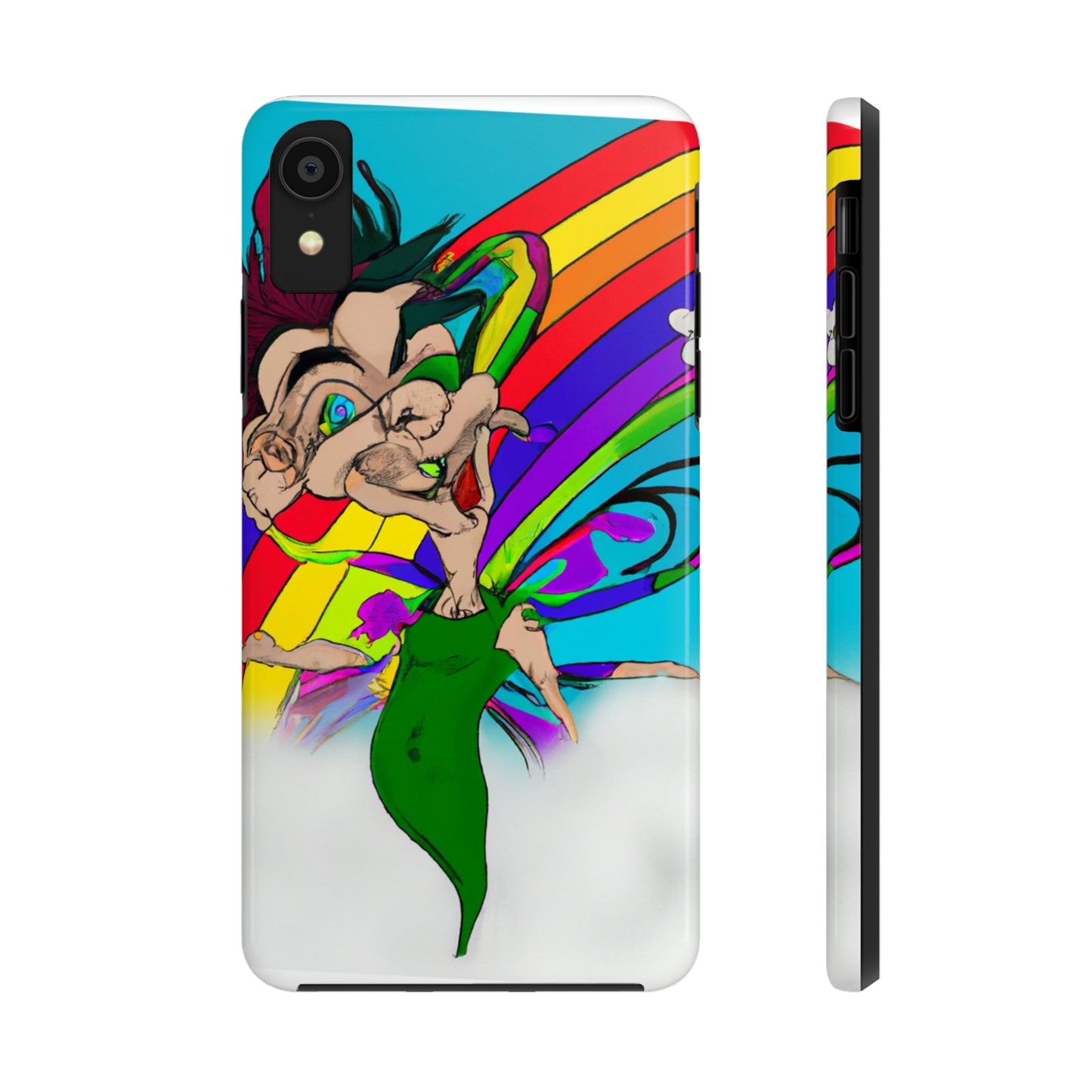 Rainbow Mischief Fairy - Die Alien Tough Phone Cases