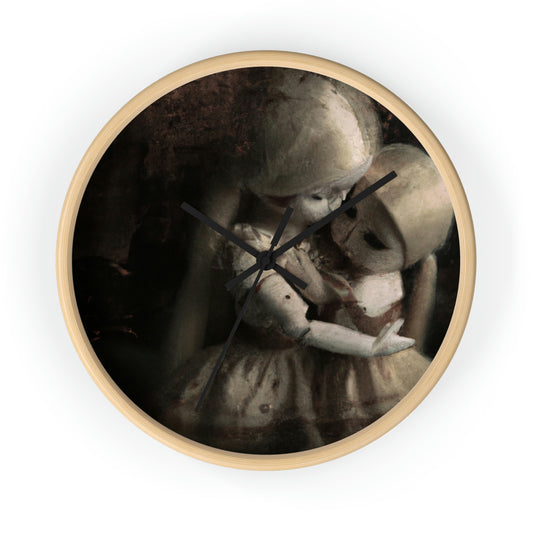 "A Melancholy Tango of Two Dolls" - The Alien Wall Clock