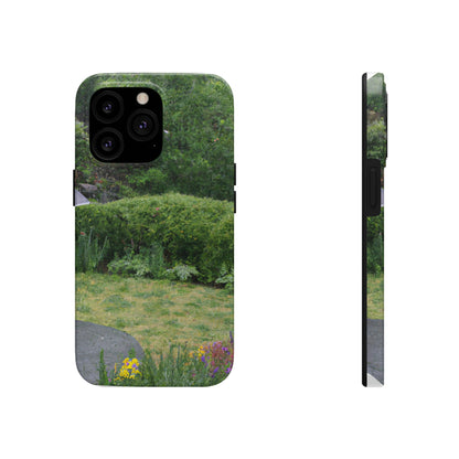 "Rainy Refuges: Uncovering the Fortune of a Garden Under an Umbrella" - The Alien Tough Phone Cases