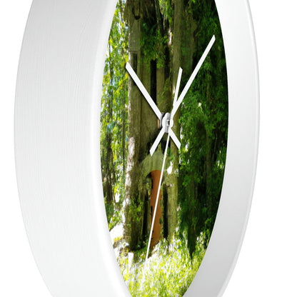 "Grandpa's Enchanted Hideaway" - The Alien Wall Clock