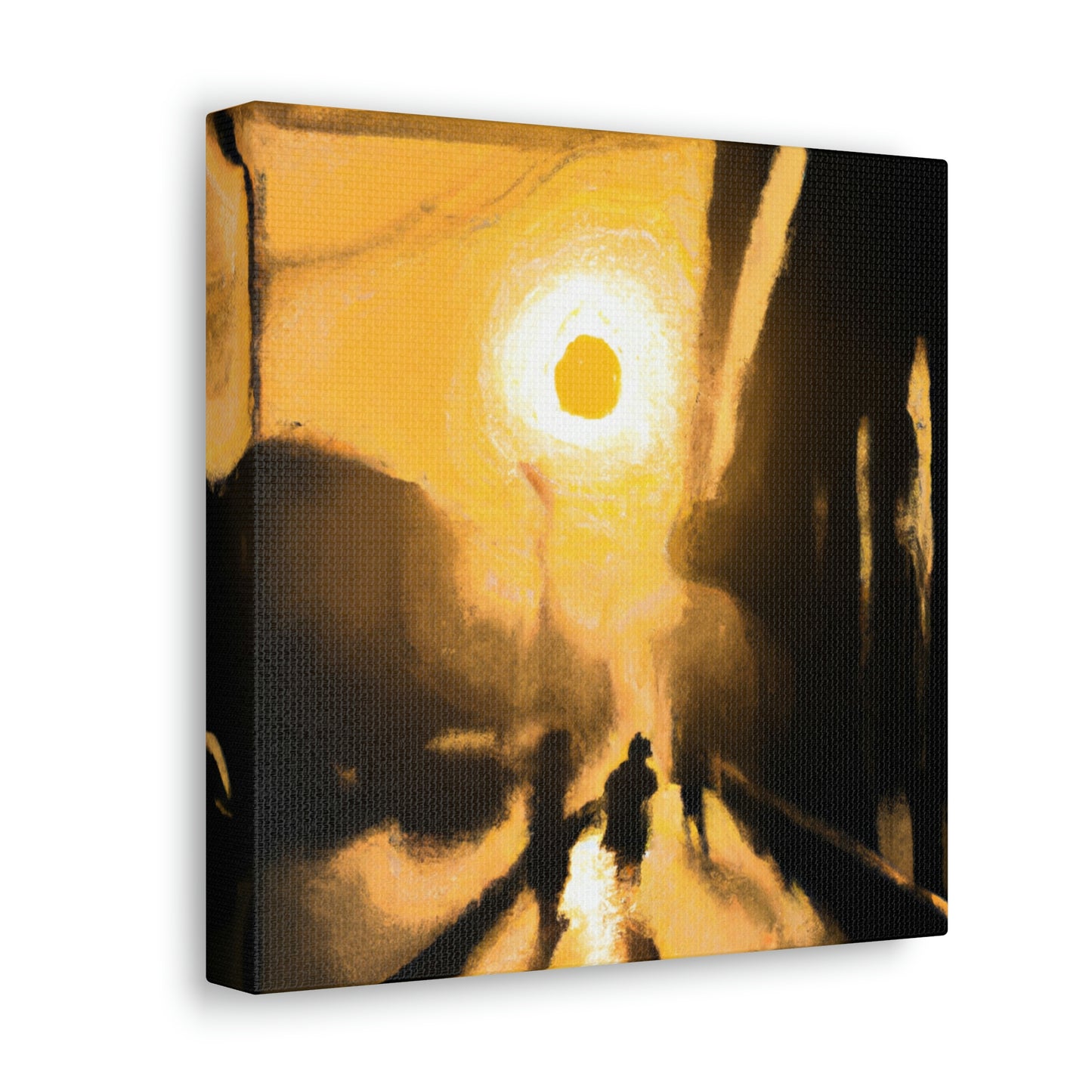 "City Sunrise: An Artistic Journey" - Canvas