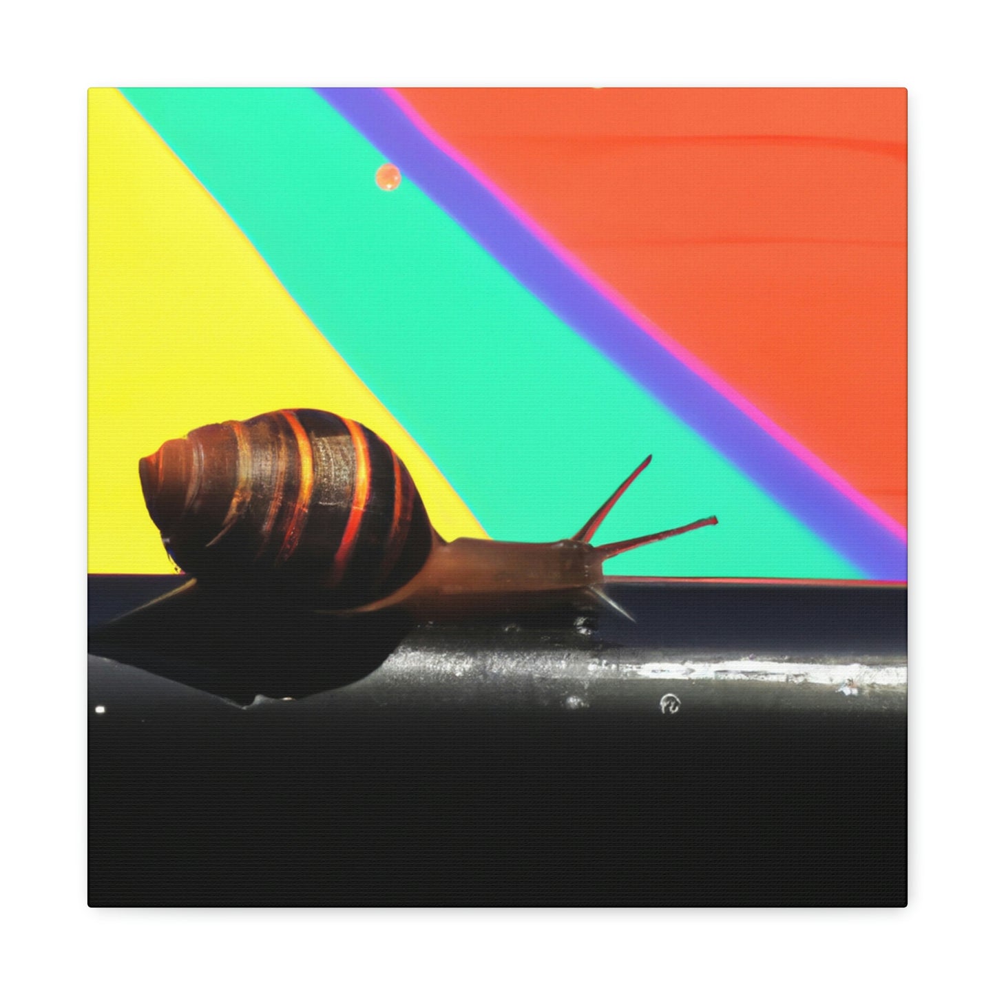 "Rainbow Pot of Gold: A Snail's Slow Trek" - The Alien Canva