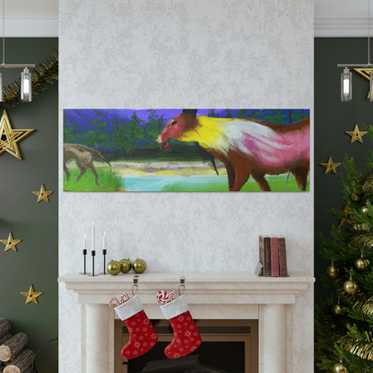 "Celebrating My Heritage: Painting Our Animals in Their Landscape" - Canvas