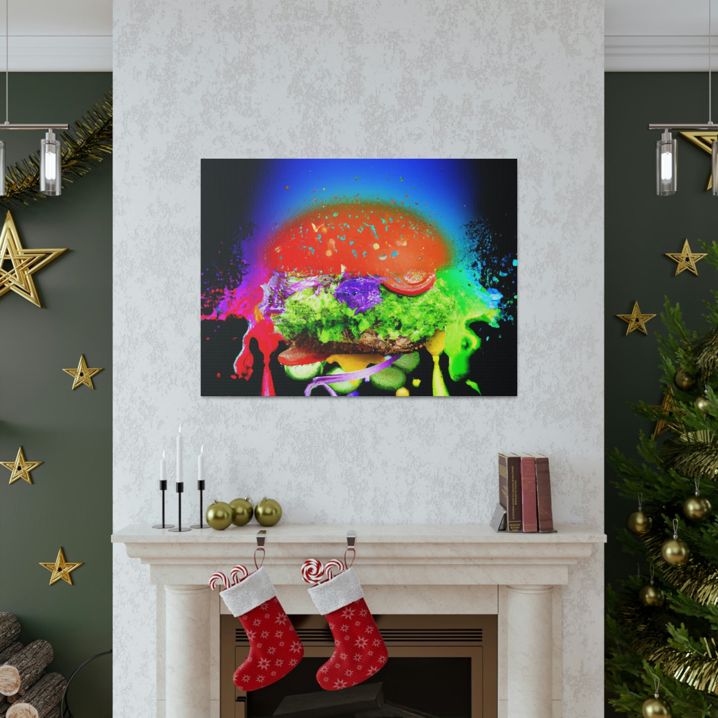 "Burger Rainbow" - The Alien Canva