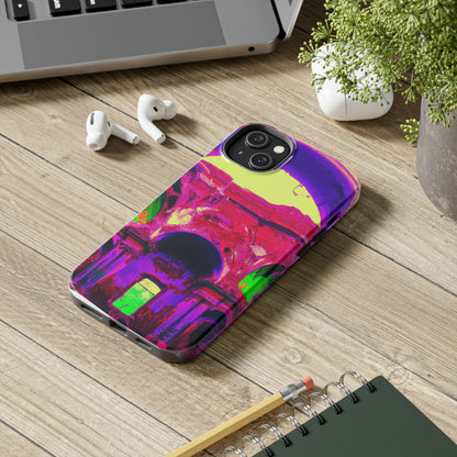 Mystical Madness: Crazy Colors in the Forgotten Cathedral - The Alien Tough Phone Cases