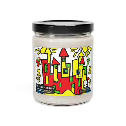 The Fading Dream of a Summer Castle - Scented Soy Candle, 9oz - The Alien Candles