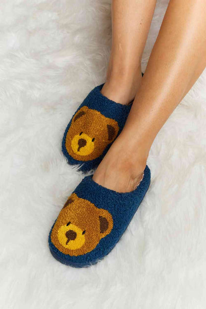 Plüsch-Slipper mit Melody-Teddybär-Print