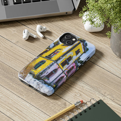 "Schloss aus Schnee und Schatten" - Die Alien Tough Phone Cases