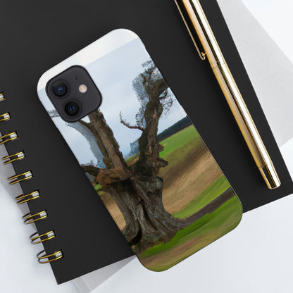 "A Shadow in the Meadow: The Last Standing Tree" - The Alien Tough Phone Cases