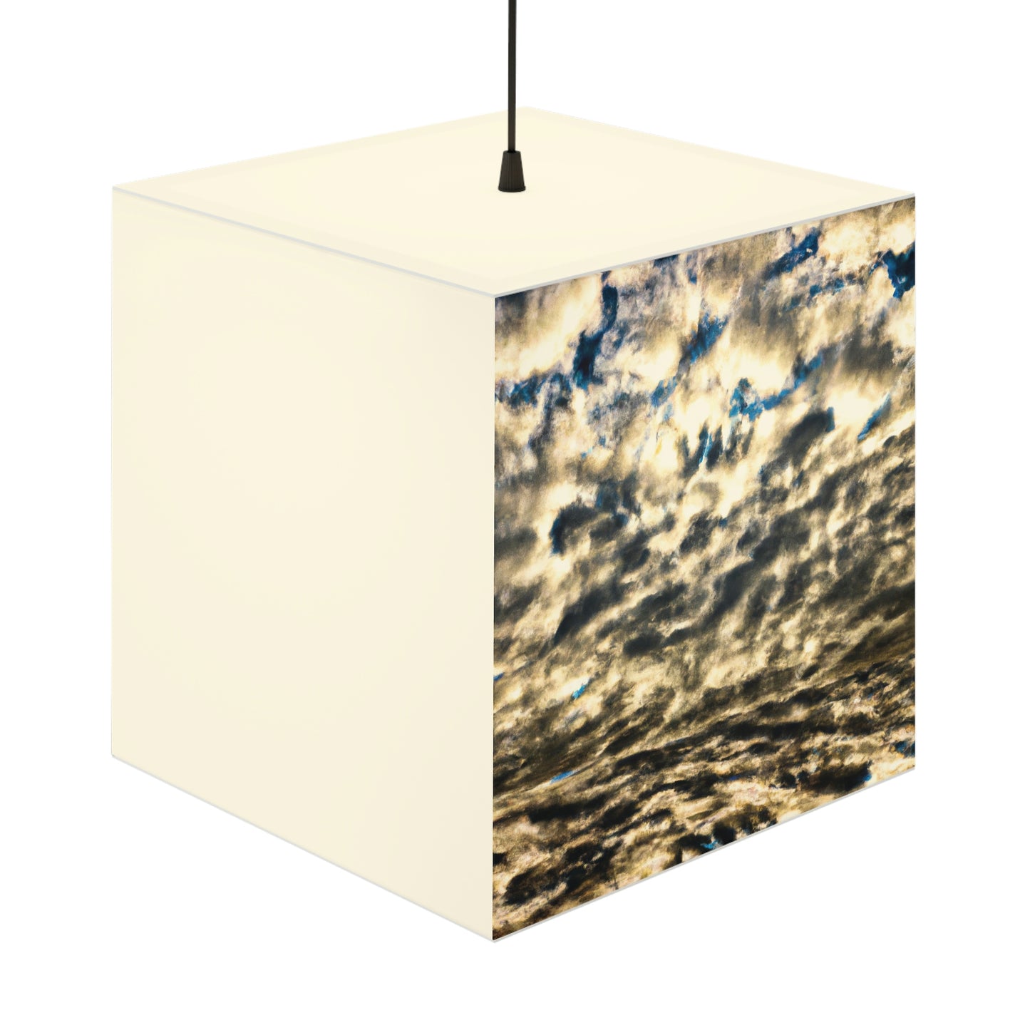 "A Reflection of Celestial Mirage". - The Alien Light Cube Lamp