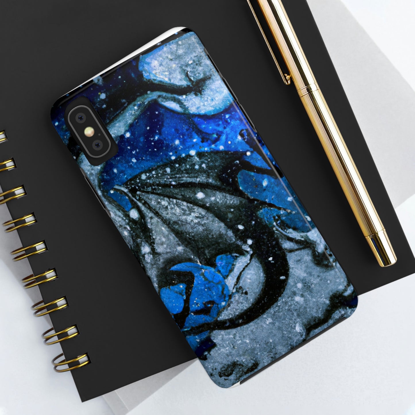 "Frosted Moonlight Dragon" - Die Alien Tough Phone Cases