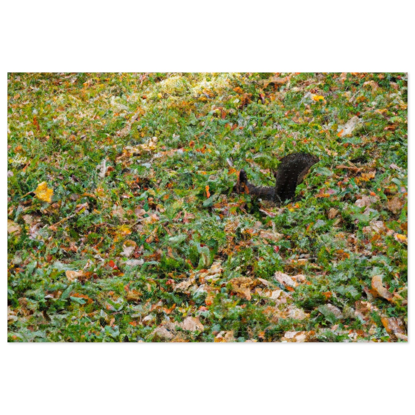 "The Final Harvest: The Squirrel's Desperate Search" - The Alien Jigsaw Puzzle