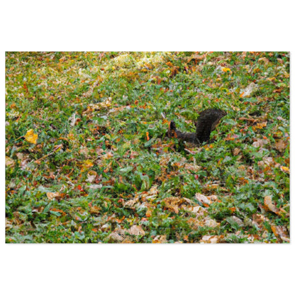 "The Final Harvest: The Squirrel's Desperate Search" - The Alien Jigsaw Puzzle