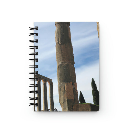 "Lost in Ancient Ruins: A Wanderlust Odyssey" - The Alien Spiral Bound Journal