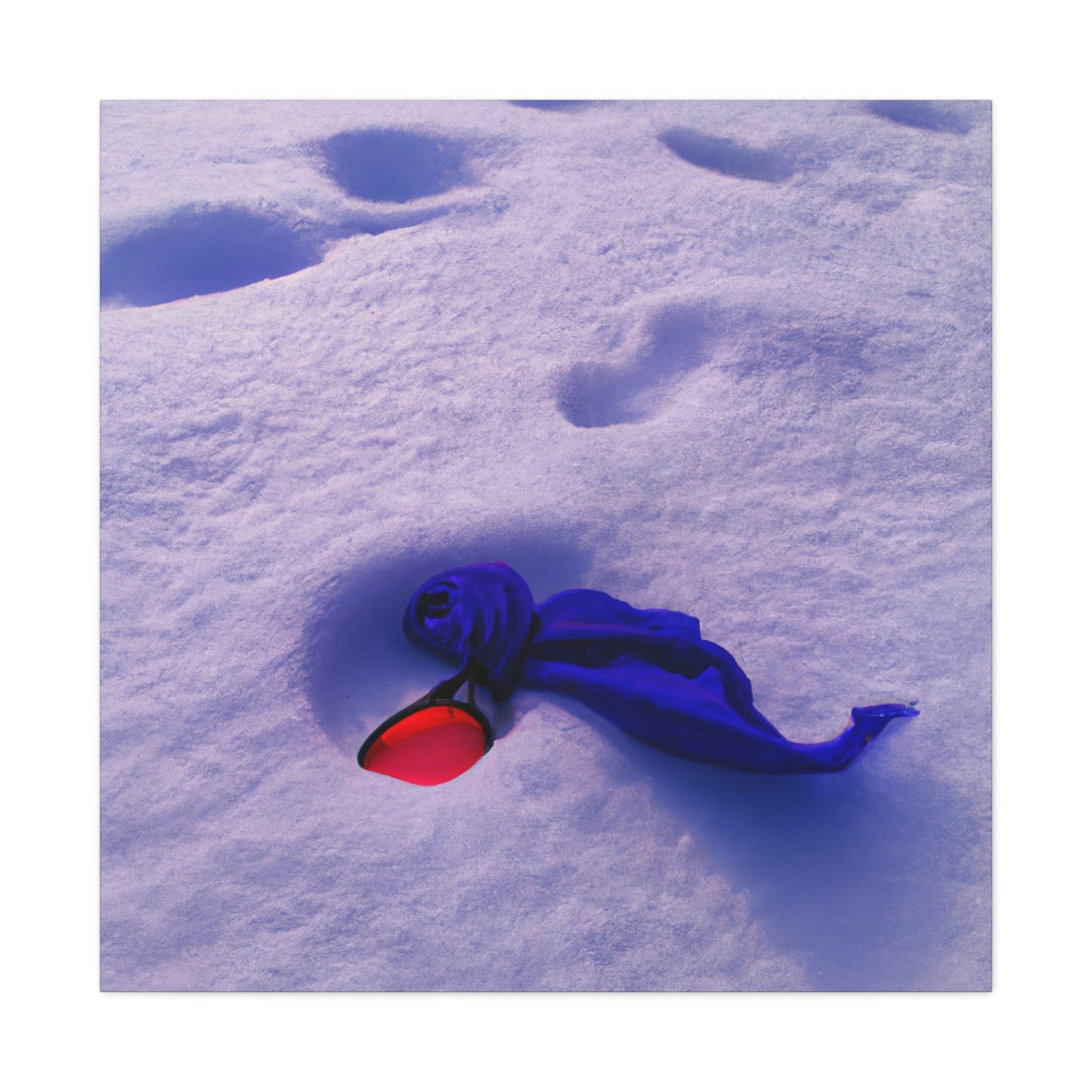 "Buried in the Snow: A Vivid Memory" - The Alien Canva