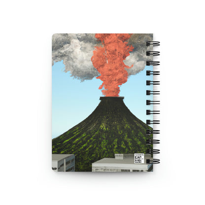 "The Eruption in the Tech Capital" - The Alien Spiral Bound Journal