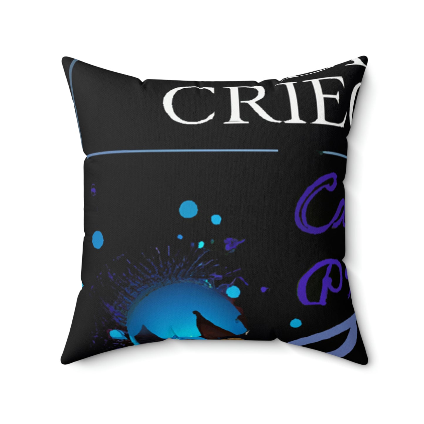 "Finding the Light in the Dark" - The Alien Square Pillow