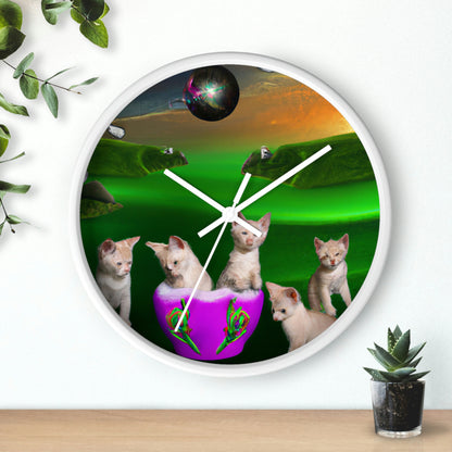 "El reino felino" - El reloj de pared alienígena