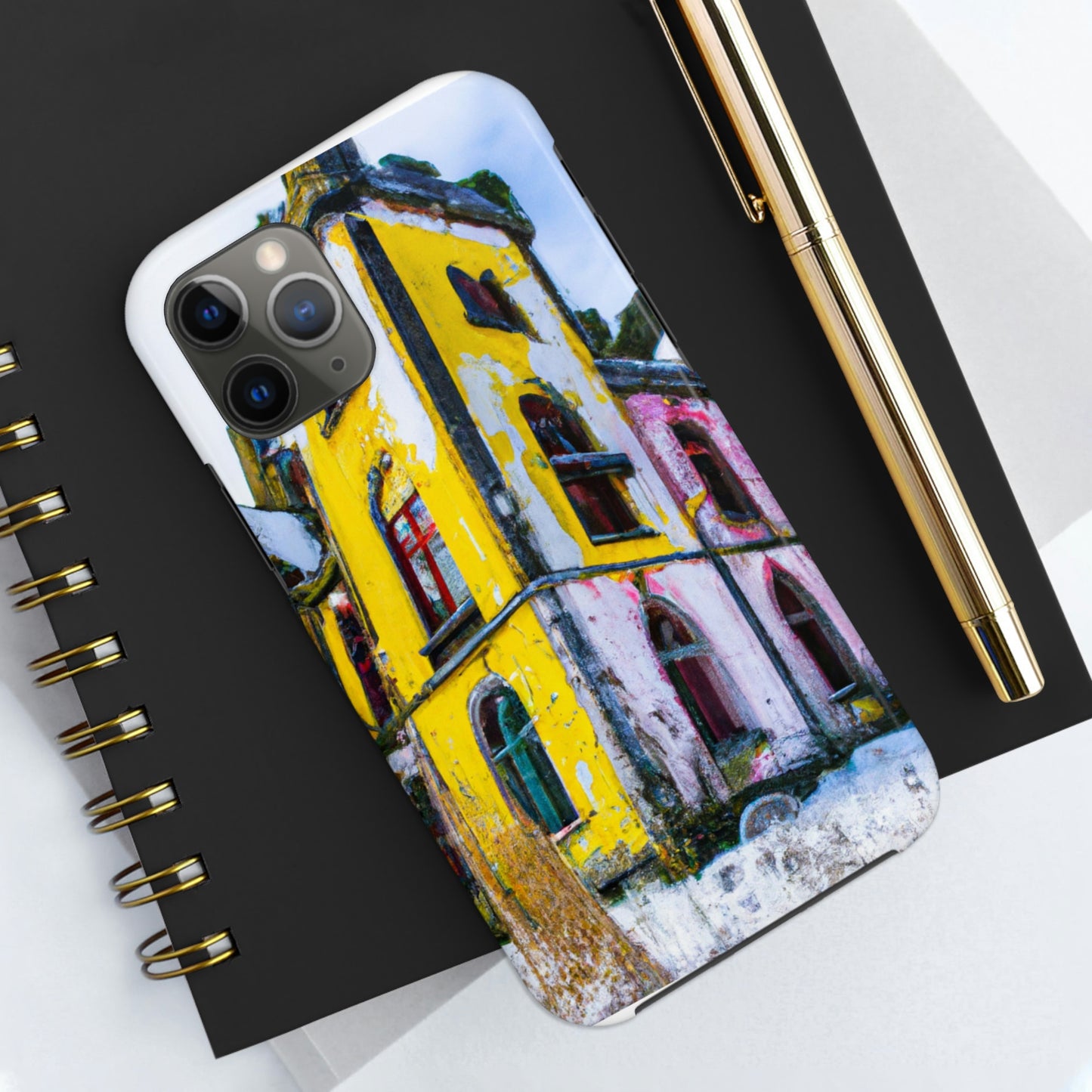 "Schloss aus Schnee und Schatten" - Die Alien Tough Phone Cases