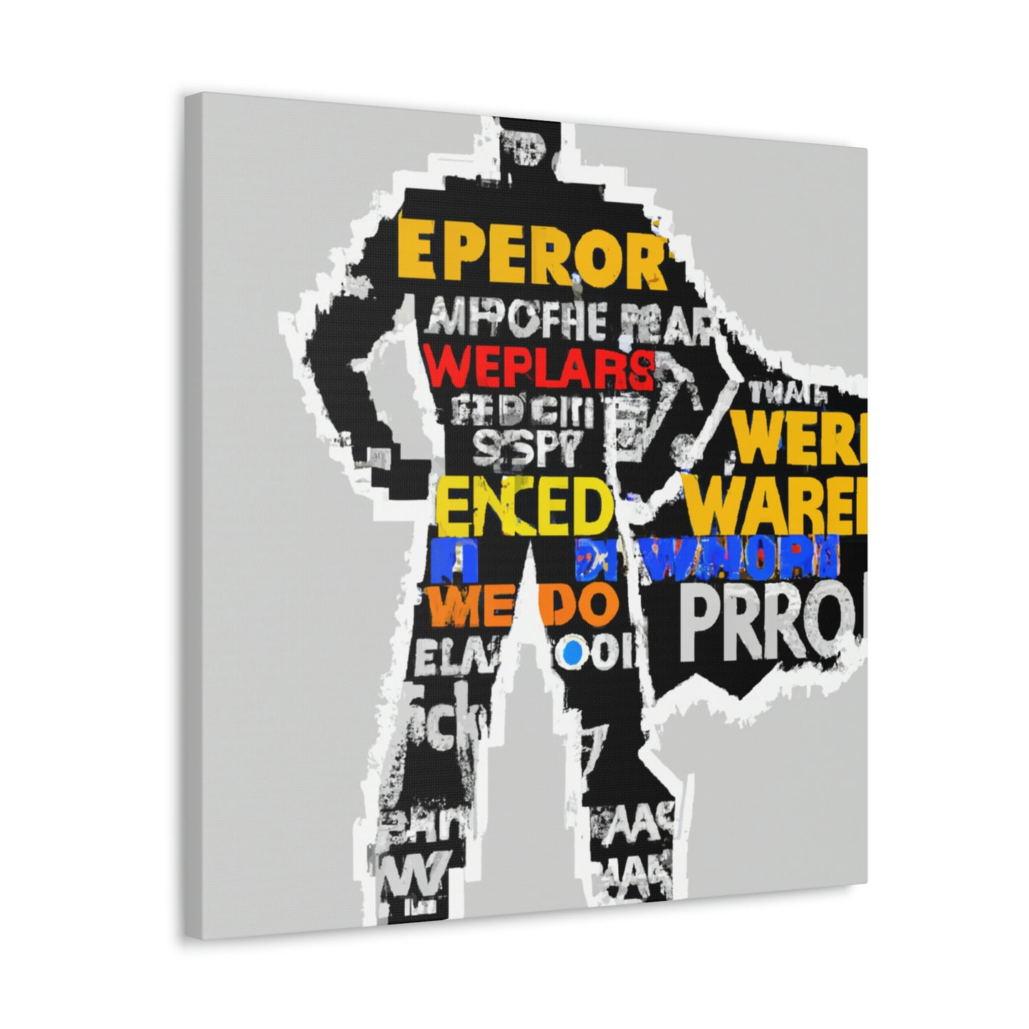 Superhéroe Word Pop Art - The Alien Canva