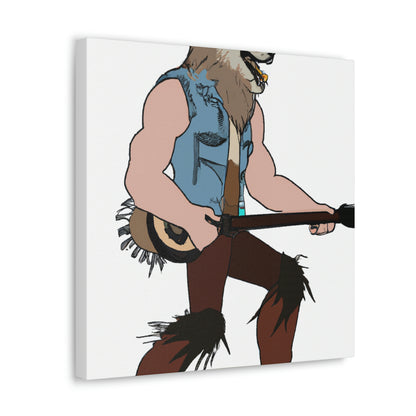 "Howling Highwayman: The Banjo-Playing Werewolf Biker" - The Alien Canva