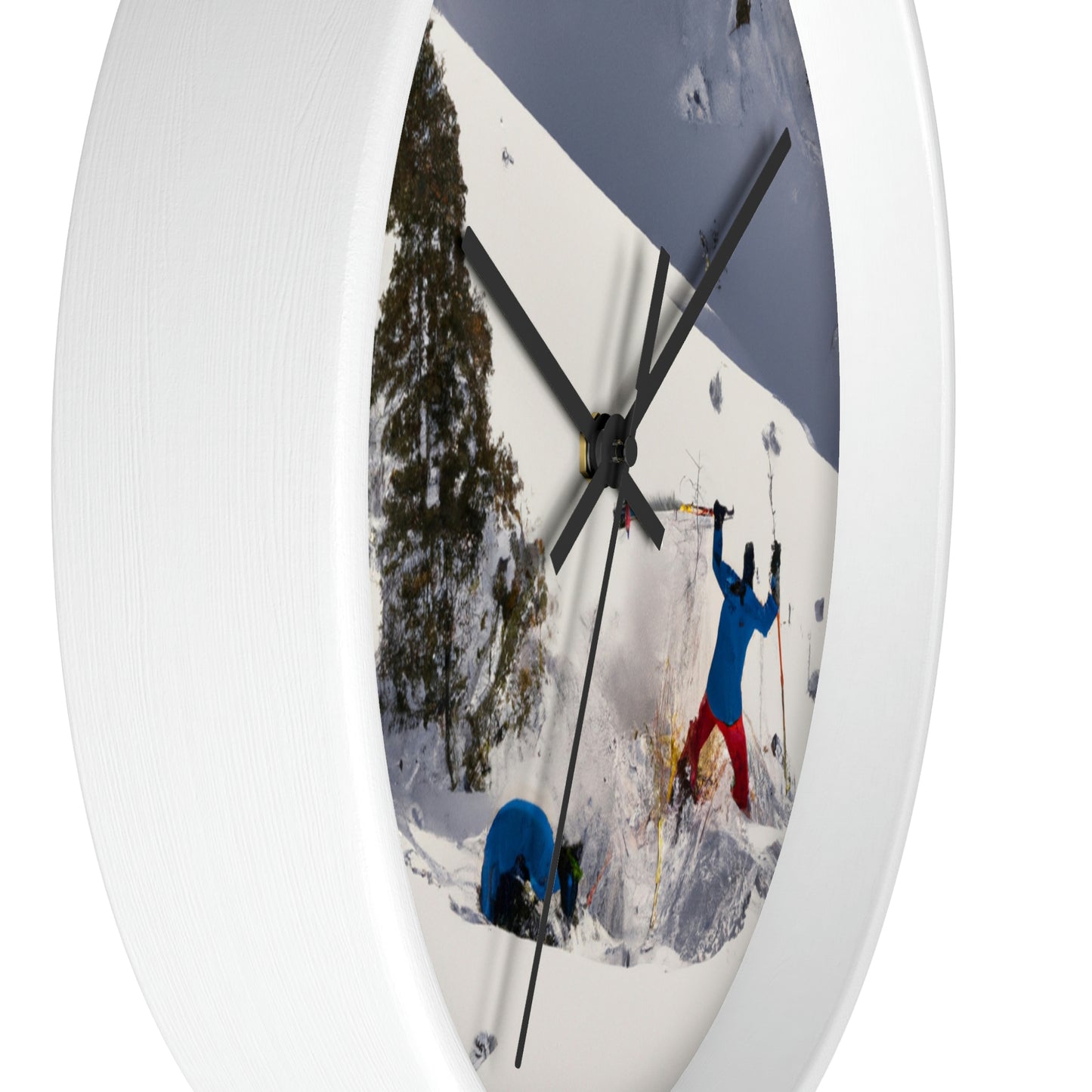 "Avalanche Avalanche: A Spontaneous Ski Trip Gone Wrong" - The Alien Wall Clock